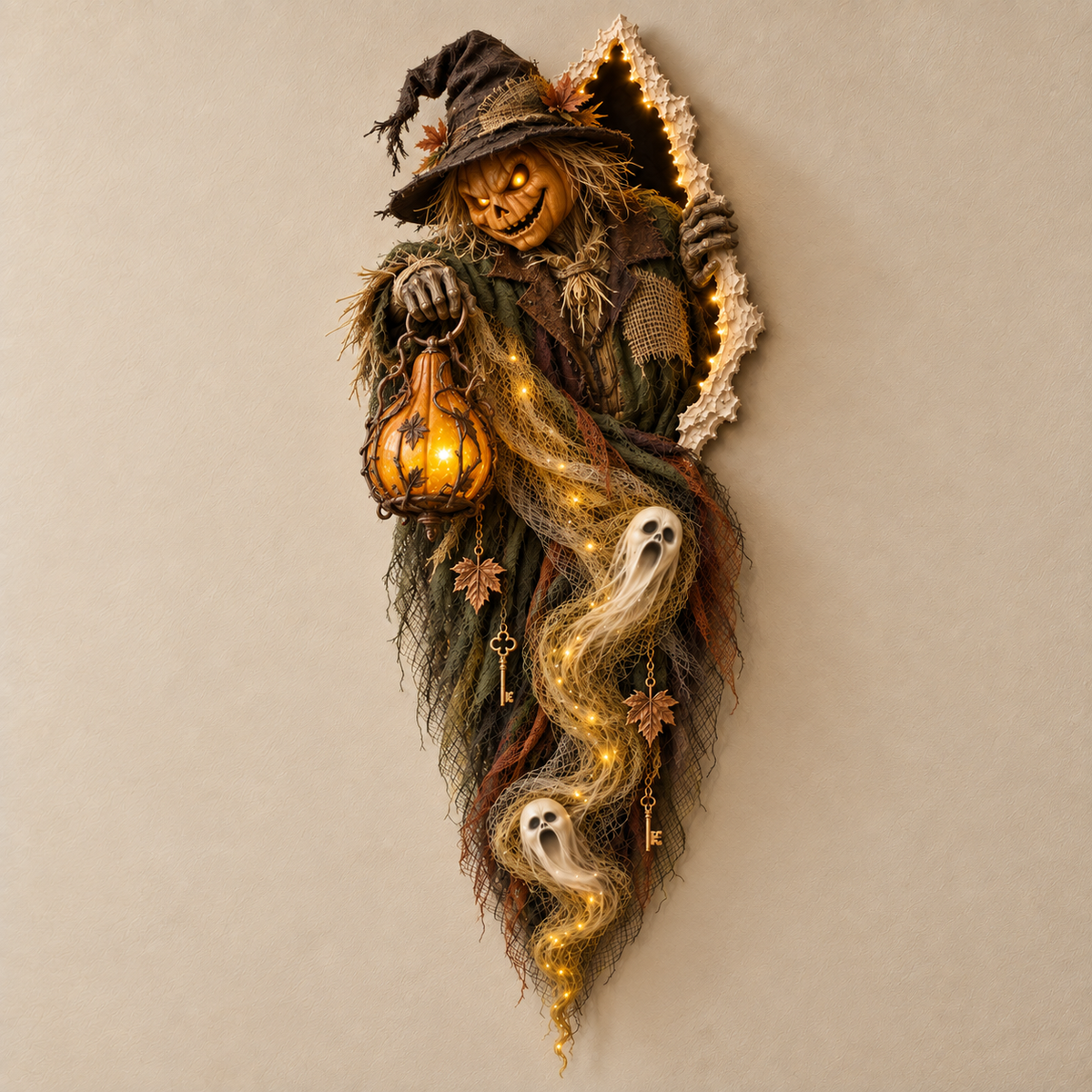 🎃 Halloween Hot Sale – 55% OFF | Enchanted Witch Wall Light™