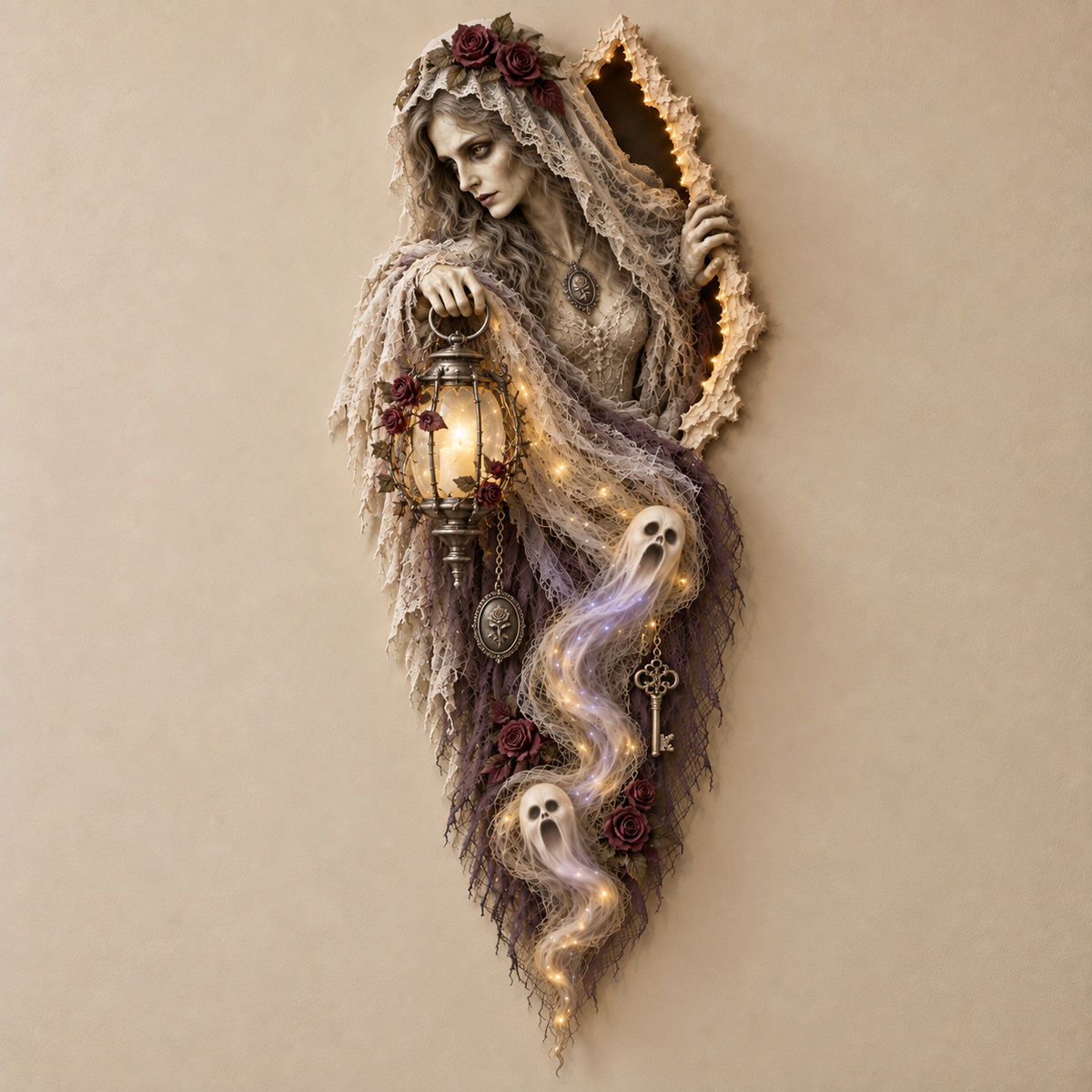 🎃 Halloween Hot Sale – 55% OFF | Enchanted Witch Wall Light™