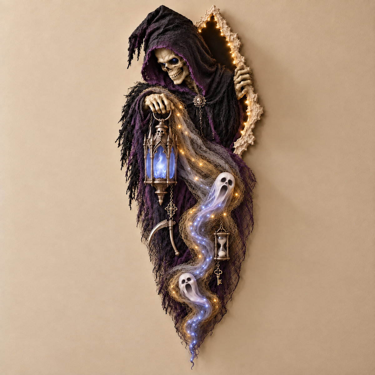 🎃 Halloween Hot Sale – 55% OFF | Enchanted Witch Wall Light™