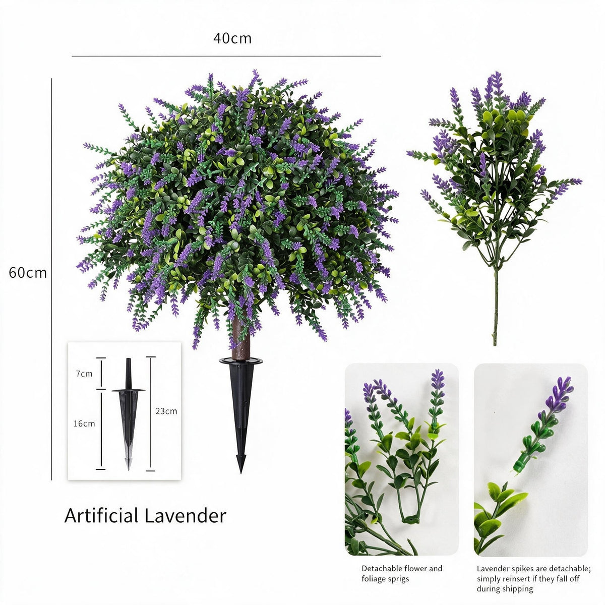 🔥Last Day 60% OFF🔥 Artificial Violet, Lavender, Eucalyptus, Boxwood, Persian & Cypress Varieties