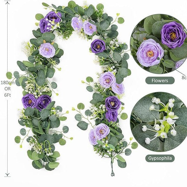 🔥Last Day 60% OFF🔥Artificial Rose Garland Flower Vine
