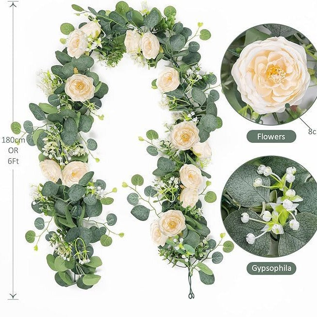 🔥Last Day 60% OFF🔥Artificial Rose Garland Flower Vine