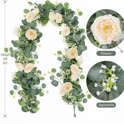 🔥Last Day 60% OFF🔥Artificial Rose Garland Flower Vine