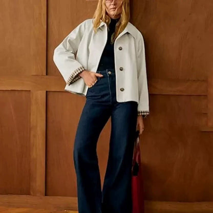 🚨 LIMITED TIME: 50% OFF — Women's Cropped Trench Coat