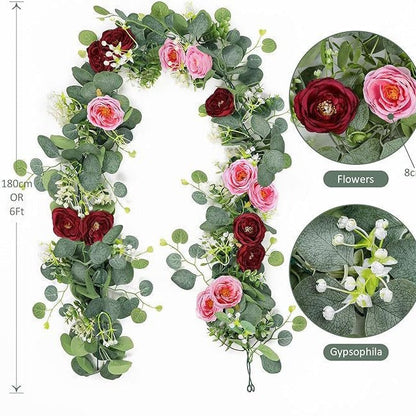 🔥Last Day 60% OFF🔥Artificial Rose Garland Flower Vine