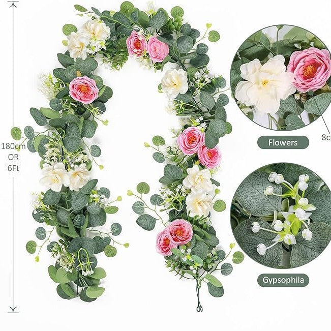 🔥Last Day 60% OFF🔥Artificial Rose Garland Flower Vine