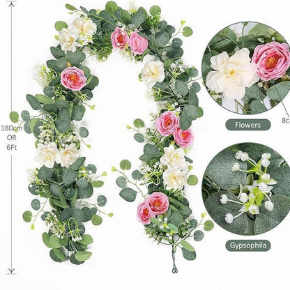 🔥Last Day 60% OFF🔥Artificial Rose Garland Flower Vine