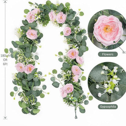 🔥Last Day 60% OFF🔥Artificial Rose Garland Flower Vine