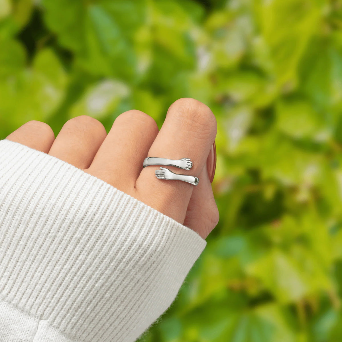 💕 To My Granddaughter — Hug Ring of Love ✨