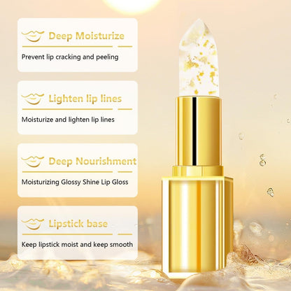 Transferproof Color-Changing Lipstick💄Crystal Clear Color Alchemy 💋 Auto-Tints on Contact!