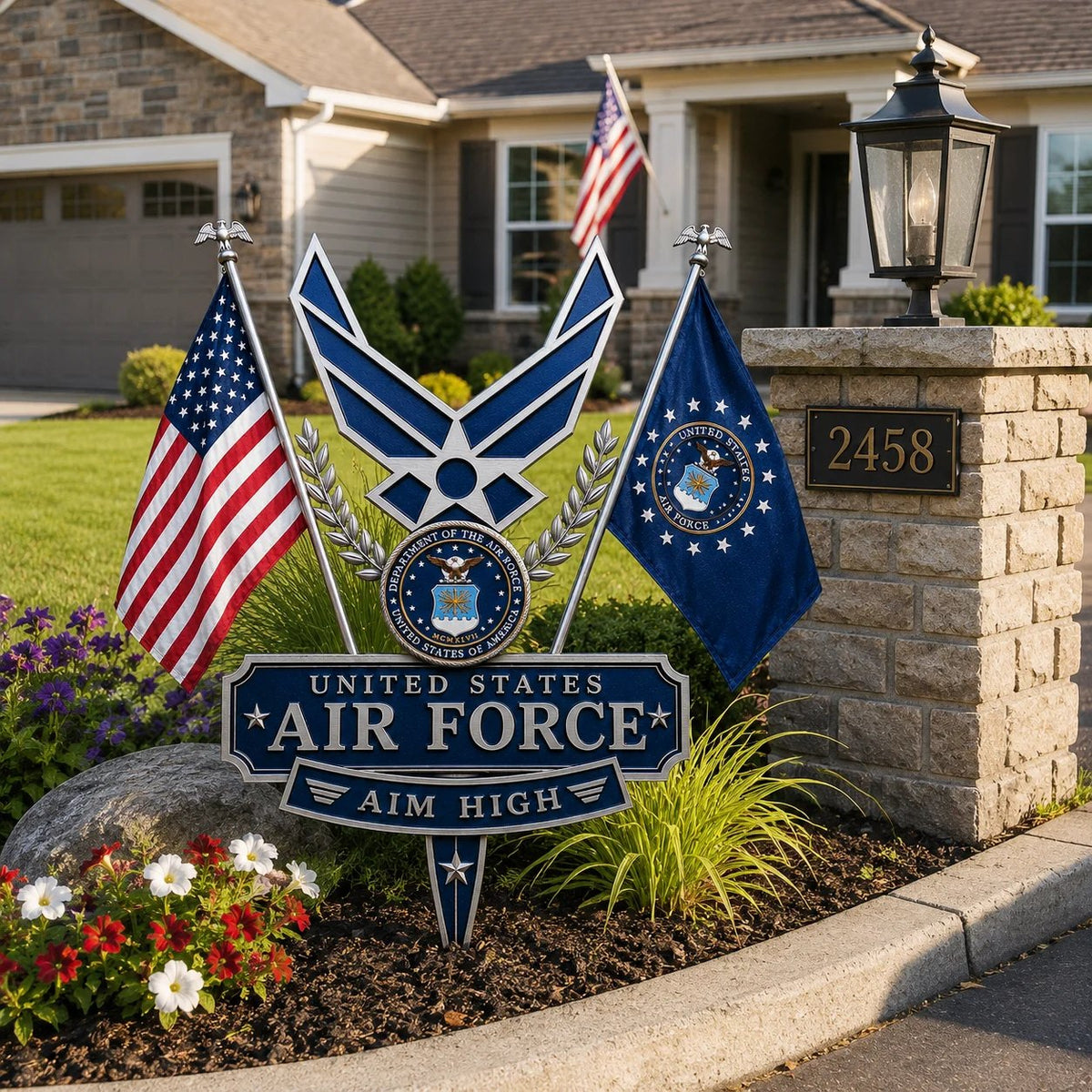 Last Day Promo: 49% OFF 🎖️- US Military Branch Tribute Garden Stake Collection