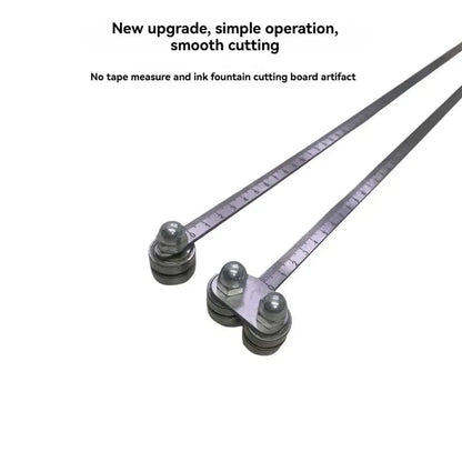 📏 Straight-Edge Double Axis 60cm Positioning Calipers – Precision Measuring Tool for Woodworking