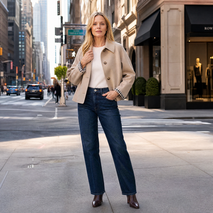 🚨 LIMITED TIME: 50% OFF — Women's Cropped Trench Coat