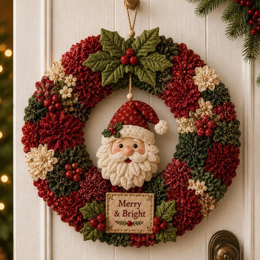 ❄️🎄3D Fabric Poke Wreath DIY Kit
