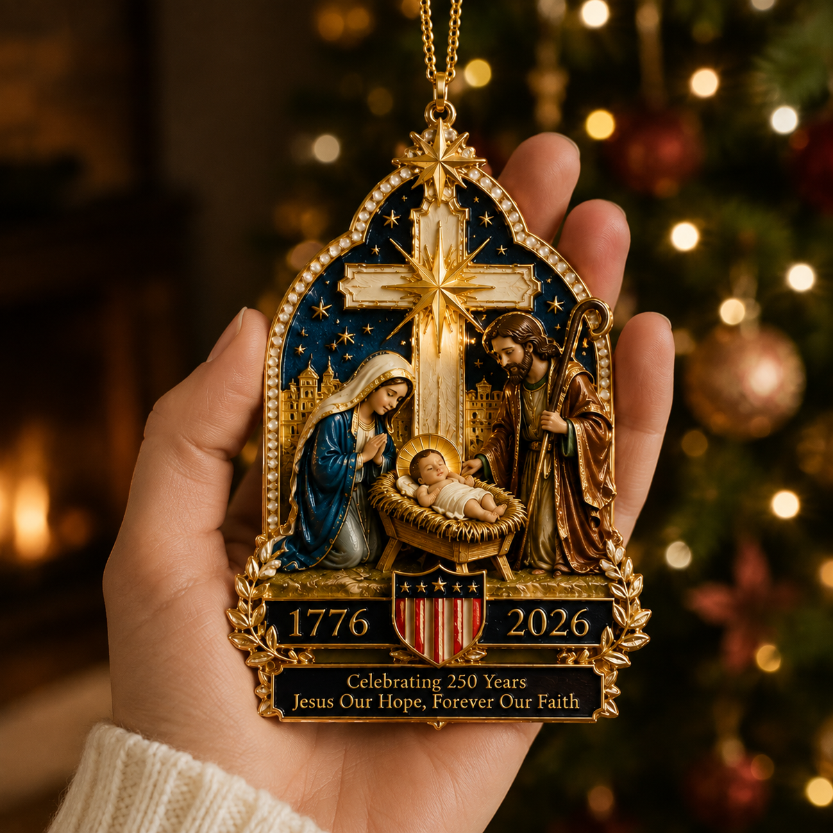 ✨ Limited anniversary edition 🔥Last 30pcs🔥✨Nativity scene Christmas tree ornament