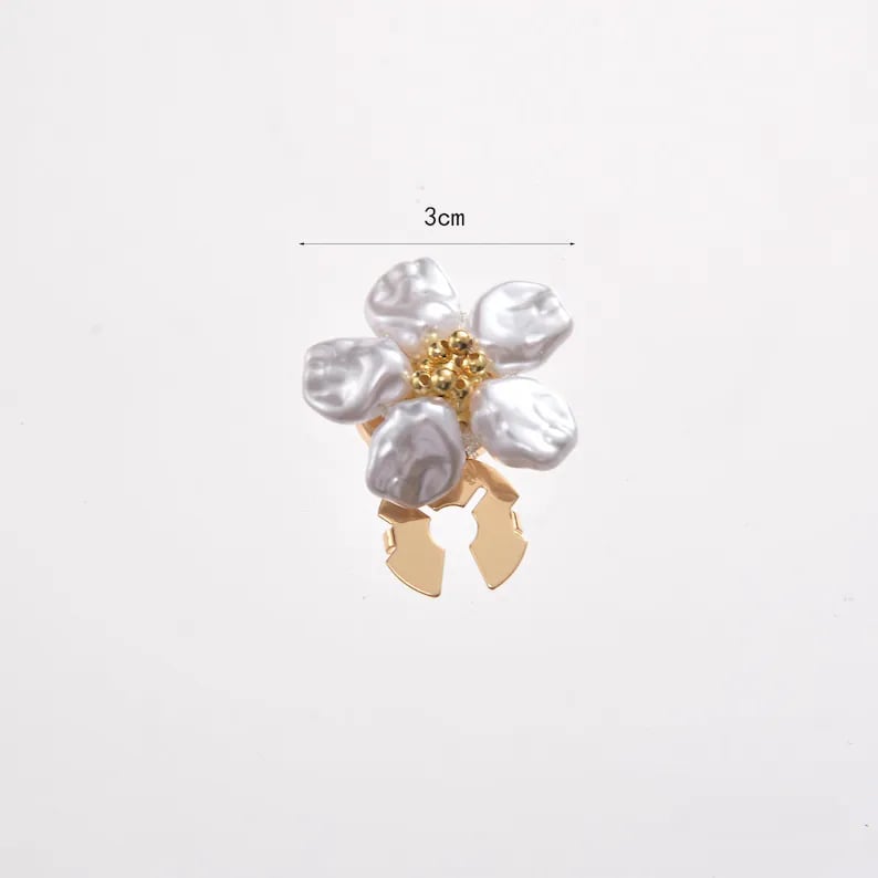 🌸 Luxury Flower Button Covers for Women
