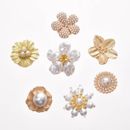 🌸 Luxury Flower Button Covers for Women