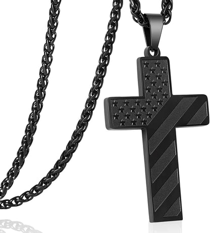 ⚡🎉Flag Cross Necklace,Best Gifts