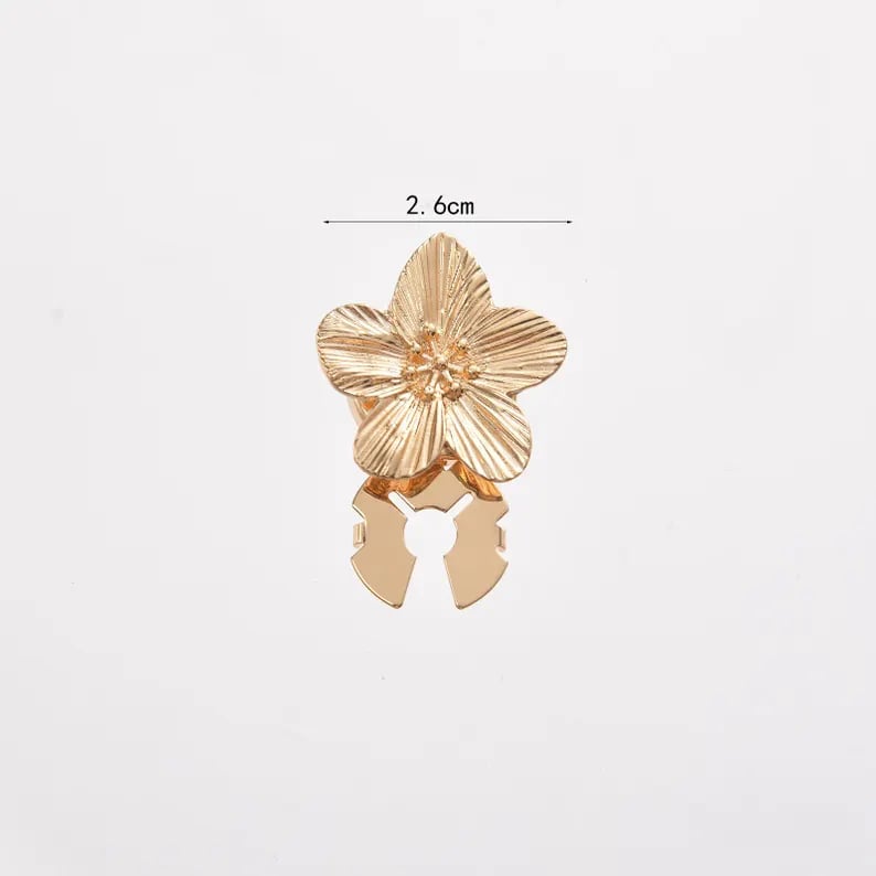 🌸 Luxury Flower Button Covers for Women