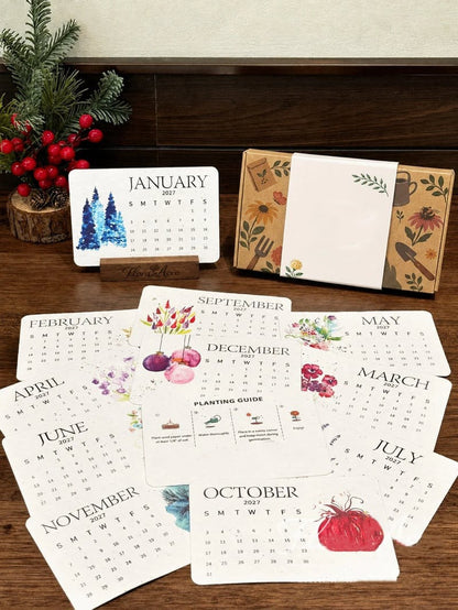 🌱 2027 Plantable Seed Calendar — Grow Something Beautiful! ✨