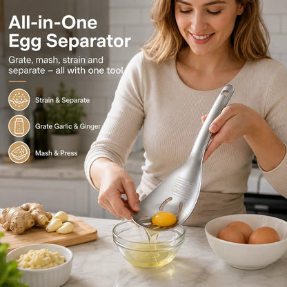 ⚡ Multifunctional Stainless Steel Kitchen Spoon — One Spoon, More Uses! 🍴