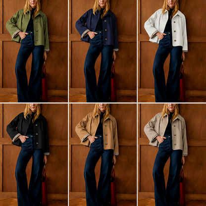 🚨 LIMITED TIME: 50% OFF — Women's Cropped Trench Coat