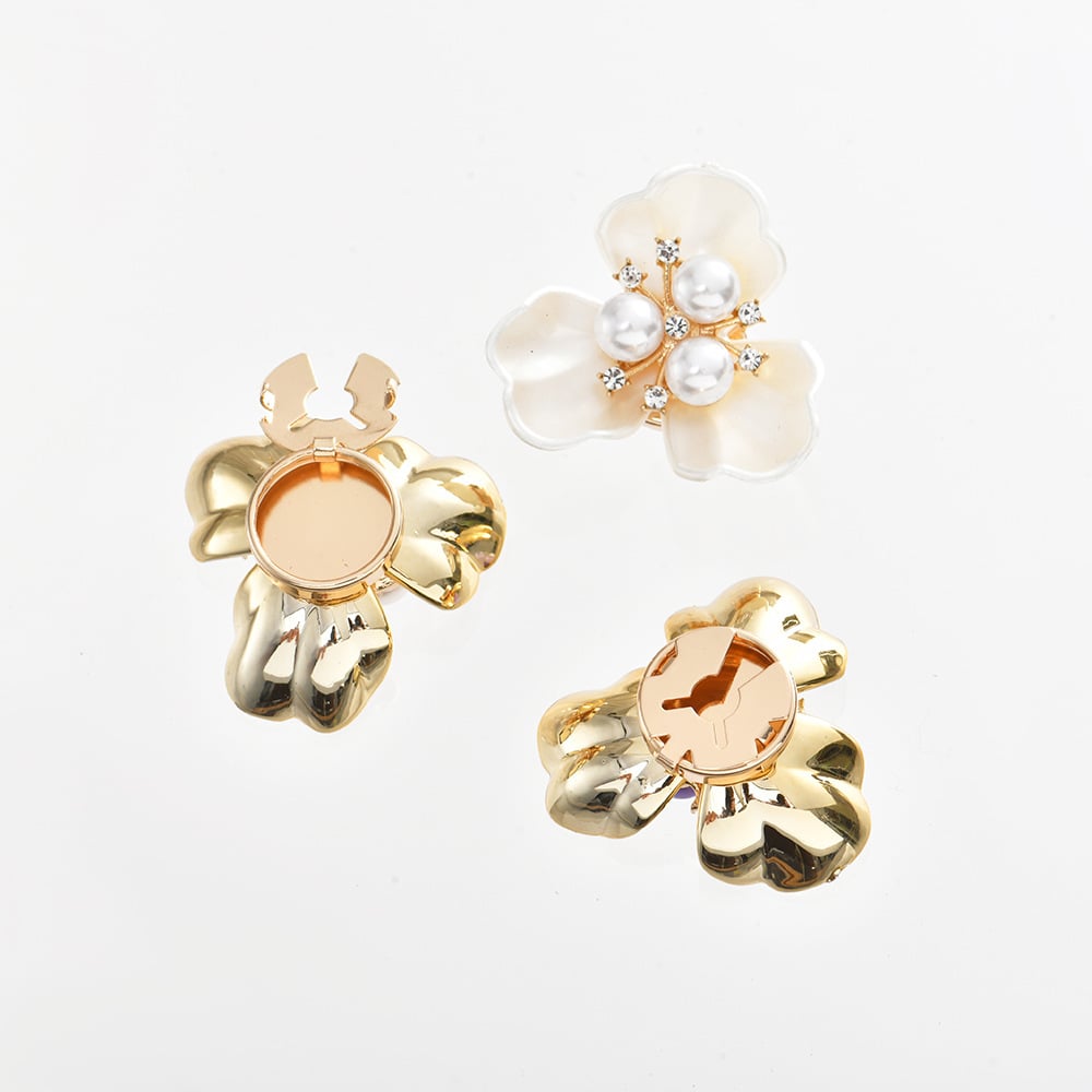 🌸 Luxury Flower Button Covers for Women