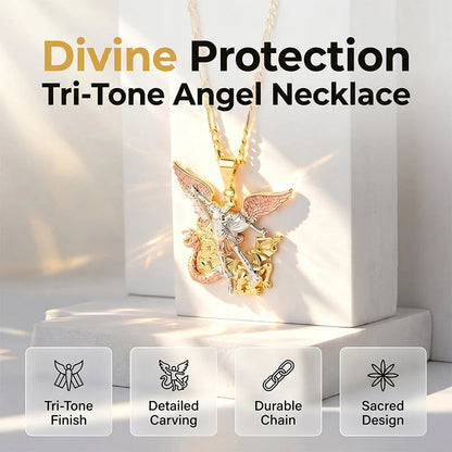 🪽 Angel Guardian Pendant Necklace — Meaningful Protection Jewelry ✨