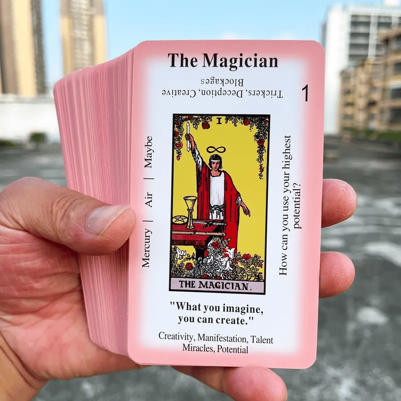 🔮Tarot Learning Set💜beginner friendly Divination Tools📔Essential Tarot Kit for Beginners✨