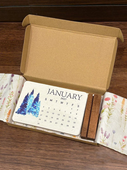 🌱 2027 Plantable Seed Calendar — Grow Something Beautiful! ✨