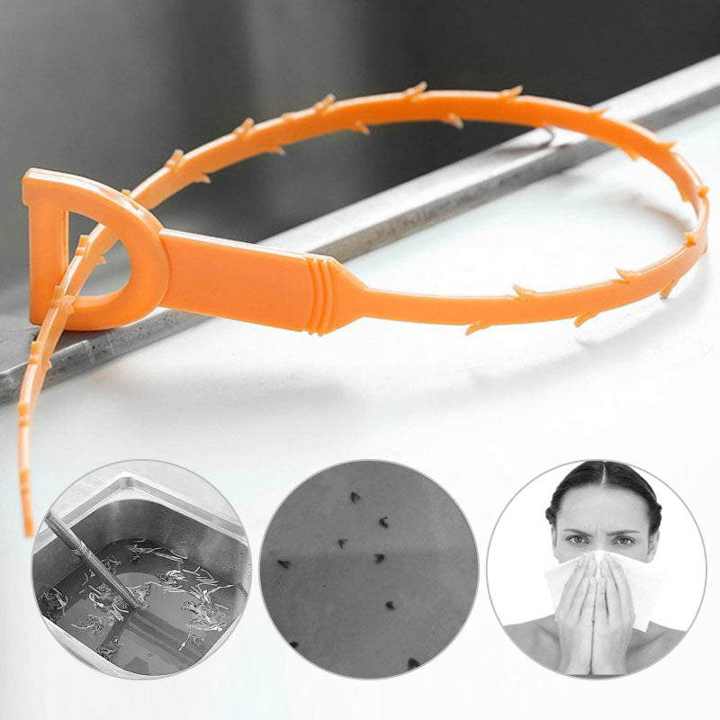 🛠️🛠️50% OFF NOW! 20.5‑inch Drain Snake – Flexible Durable Hair Clog Remover Tool, Quick Sink Tub Pipe Dredger, Reusable Drain Cleaner Stick for Bathroom Kitchen Sewer Blockages🛠️🛠️