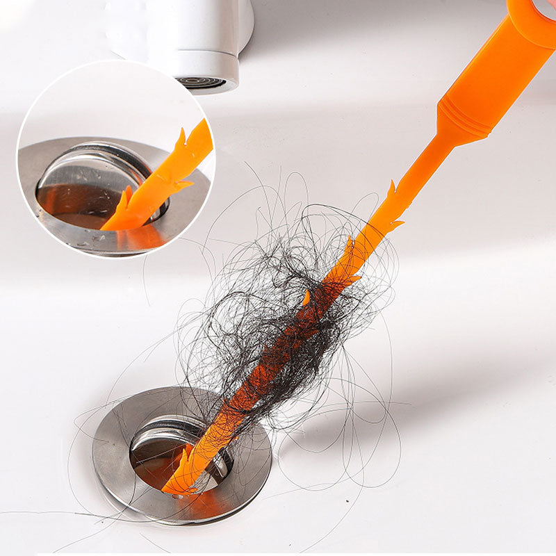 🛠️🛠️50% OFF NOW! 20.5‑inch Drain Snake – Flexible Durable Hair Clog Remover Tool, Quick Sink Tub Pipe Dredger, Reusable Drain Cleaner Stick for Bathroom Kitchen Sewer Blockages🛠️🛠️