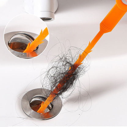 🛠️🛠️50% OFF NOW! 20.5‑inch Drain Snake – Flexible Durable Hair Clog Remover Tool, Quick Sink Tub Pipe Dredger, Reusable Drain Cleaner Stick for Bathroom Kitchen Sewer Blockages🛠️🛠️