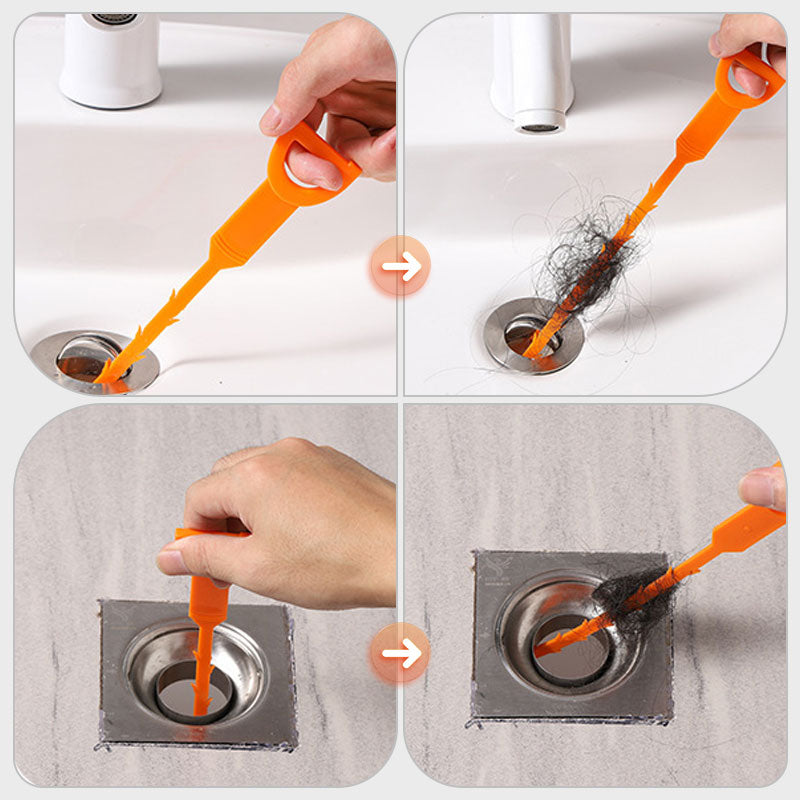 🛠️🛠️50% OFF NOW! 20.5‑inch Drain Snake – Flexible Durable Hair Clog Remover Tool, Quick Sink Tub Pipe Dredger, Reusable Drain Cleaner Stick for Bathroom Kitchen Sewer Blockages🛠️🛠️