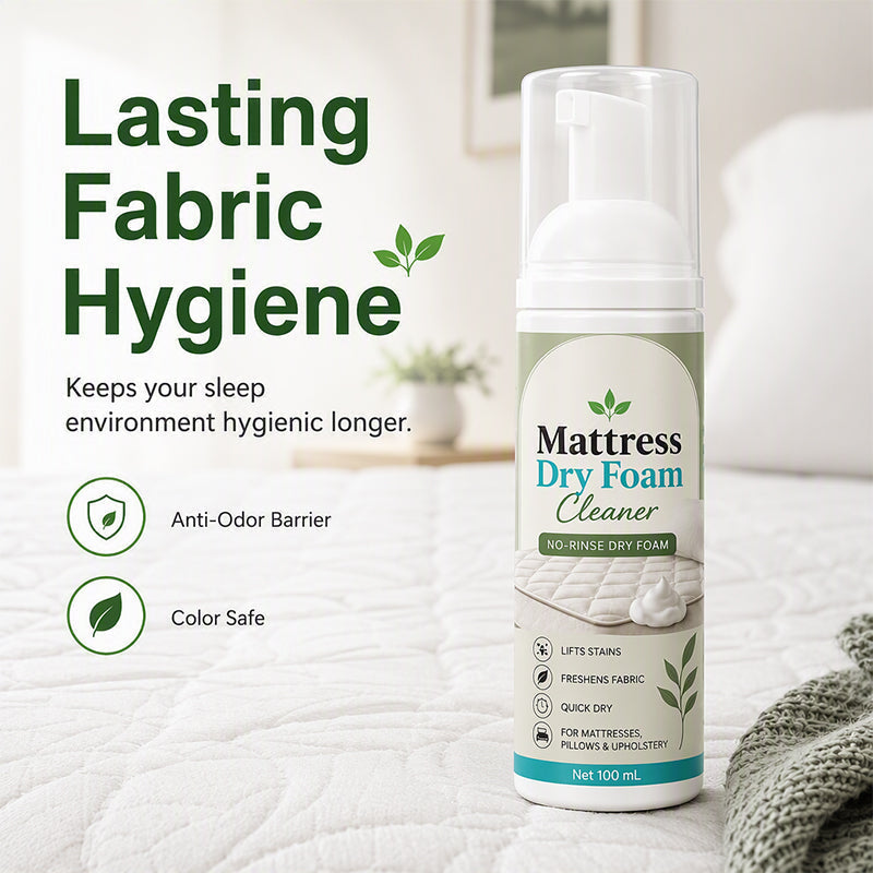 🔥 No-Rinse Mattress & Upholstery Foam Cleaner + FREE Sponge 🛏️🧽