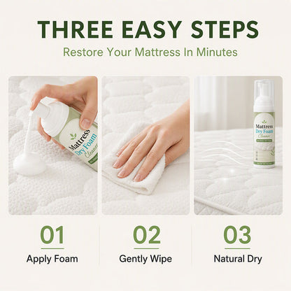🔥 No-Rinse Mattress & Upholstery Foam Cleaner + FREE Sponge 🛏️🧽