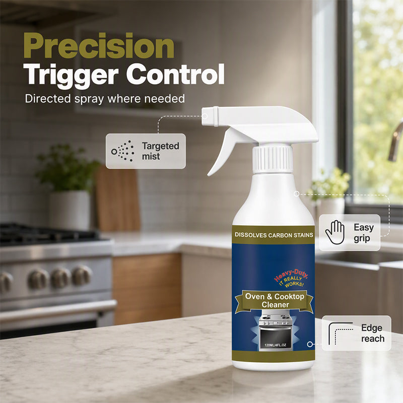 💥 LAST DAY50% OFF - 🌻Heavy Duty Oven & Cooktop Cleaner Spray