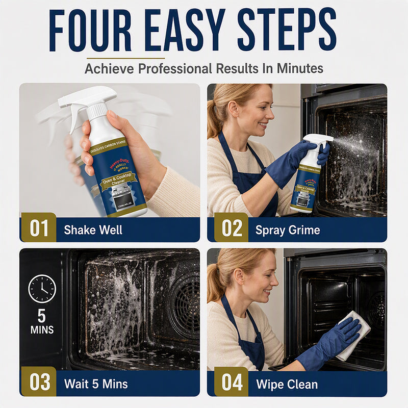 💥 LAST DAY50% OFF - 🌻Heavy Duty Oven & Cooktop Cleaner Spray