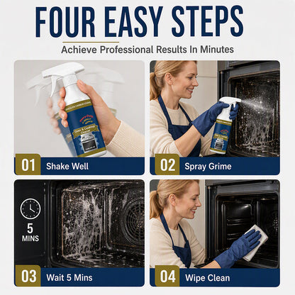 💥 LAST DAY50% OFF - 🌻Heavy Duty Oven & Cooktop Cleaner Spray