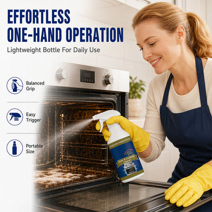 💥 LAST DAY50% OFF - 🌻Heavy Duty Oven & Cooktop Cleaner Spray