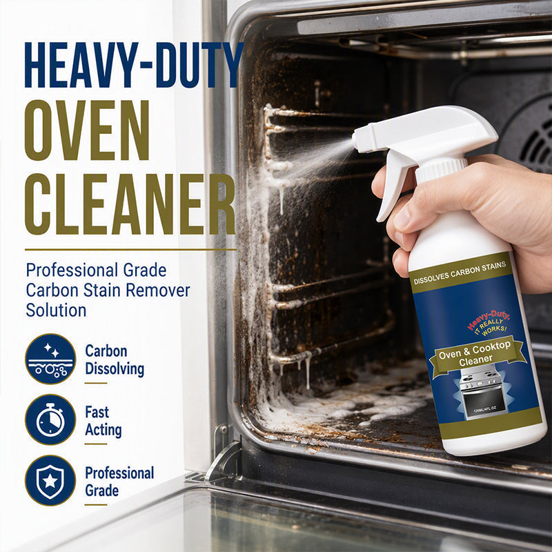 💥 LAST DAY50% OFF - 🌻Heavy Duty Oven & Cooktop Cleaner Spray