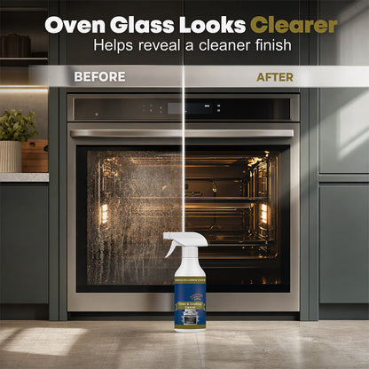💥 LAST DAY50% OFF - 🌻Heavy Duty Oven & Cooktop Cleaner Spray