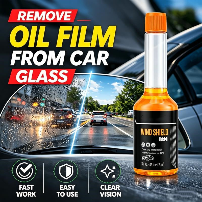 🥳2026 HOT SALE🥳💞50K+ SOLD!✨ 💝Glass Cleaner Powerful Stain Remover, Oil Film Remover, Insect Glue Remover, Anti-Freeze, Hydrophobic Glass Cleaner for Cars