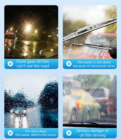 🥳2026 HOT SALE🥳💞50K+ SOLD!✨ 💝Glass Cleaner Powerful Stain Remover, Oil Film Remover, Insect Glue Remover, Anti-Freeze, Hydrophobic Glass Cleaner for Cars
