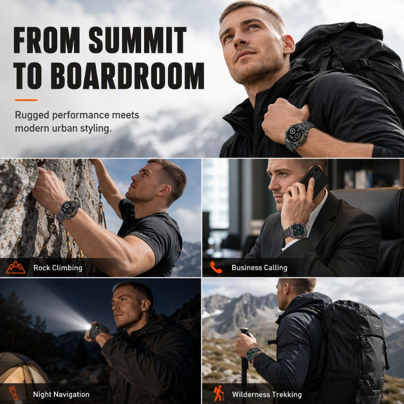 🔥 2026 New Outdoor Smartwatch — Built for Adventure! 🏔️🔦 FREE SHIPPING🚚