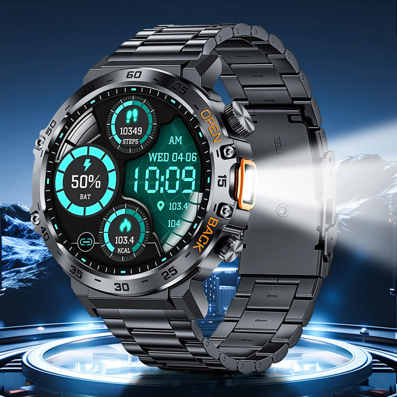 🔥 2026 New Outdoor Smartwatch — Built for Adventure! 🏔️🔦 FREE SHIPPING🚚