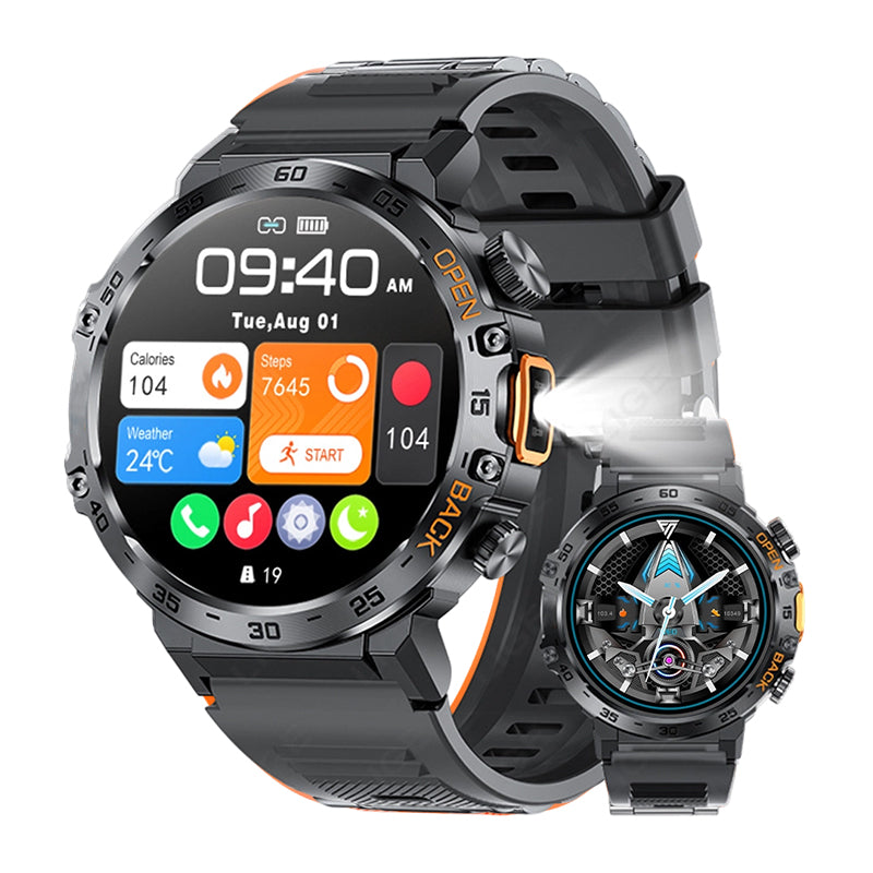 🔥 2026 New Outdoor Smartwatch — Built for Adventure! 🏔️🔦 FREE SHIPPING🚚