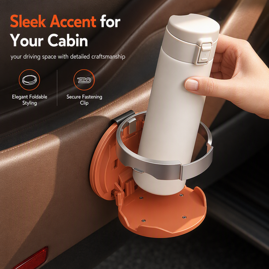🎁 BUY 1 GET 1 FREE🎁 — Foldable Car Cup Holder | Space-Saving & Easy to Carry